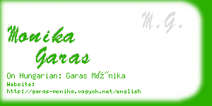 monika garas business card